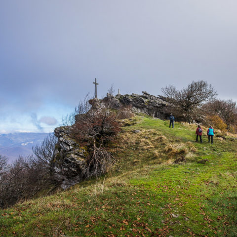 La cruz del Bargagainl, el punto más alto de Urbasa